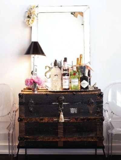 Vintage Glamorous bar cart